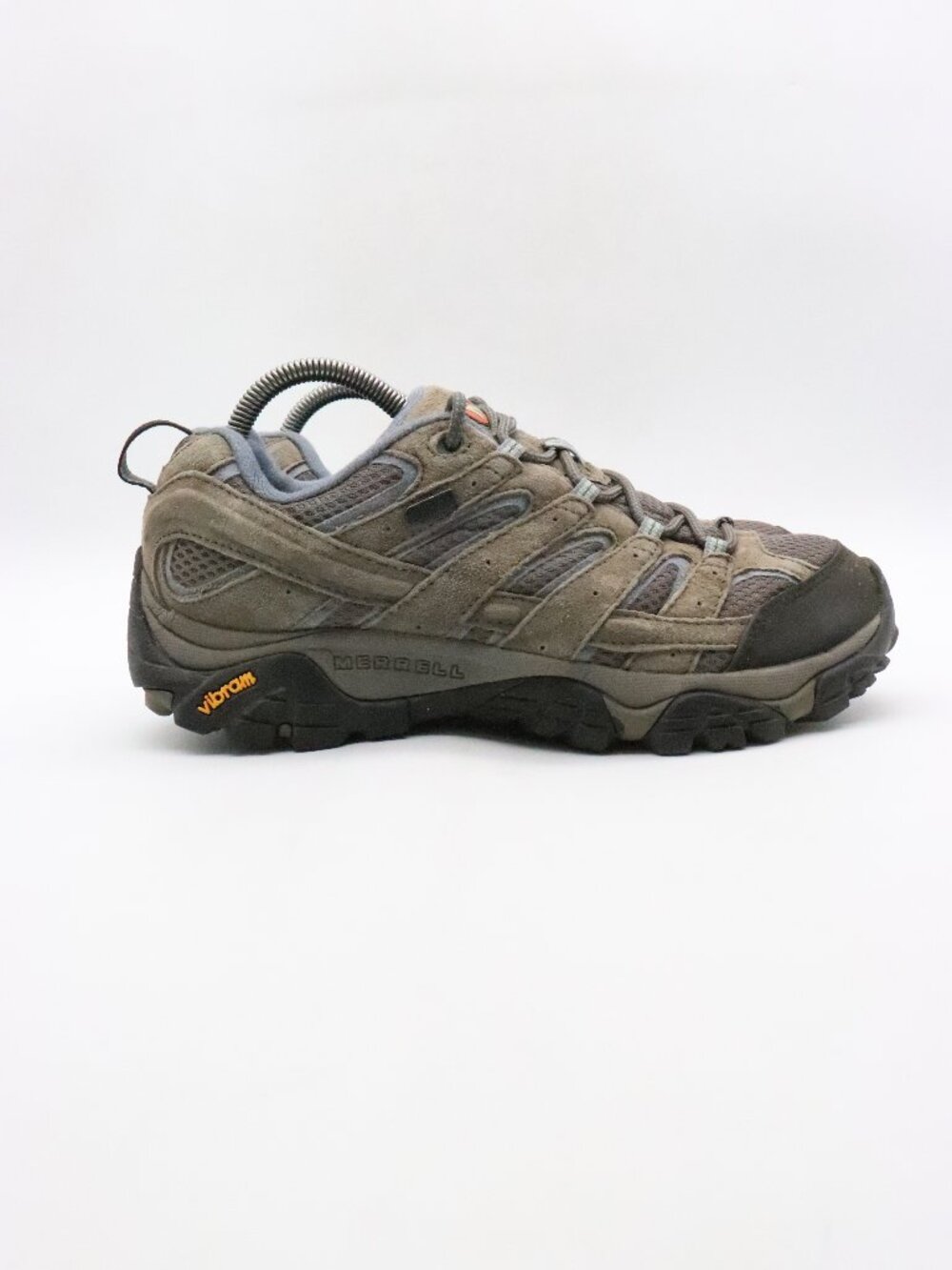 Merrell Moab 2 Shoes Women's 10 Dry Gray Blue Hiking Suede Trail Sneakers J06026